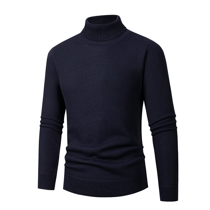 Herren elegant rullkragepullover av högkvalitativt material Mirla-Eva Jonsson