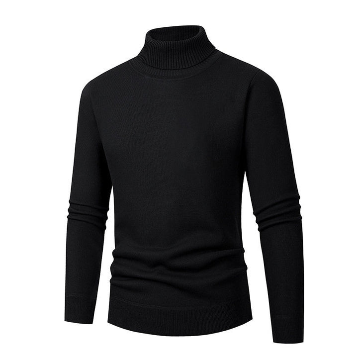 Herren elegant rullkragepullover av högkvalitativt material Mirla-Eva Jonsson
