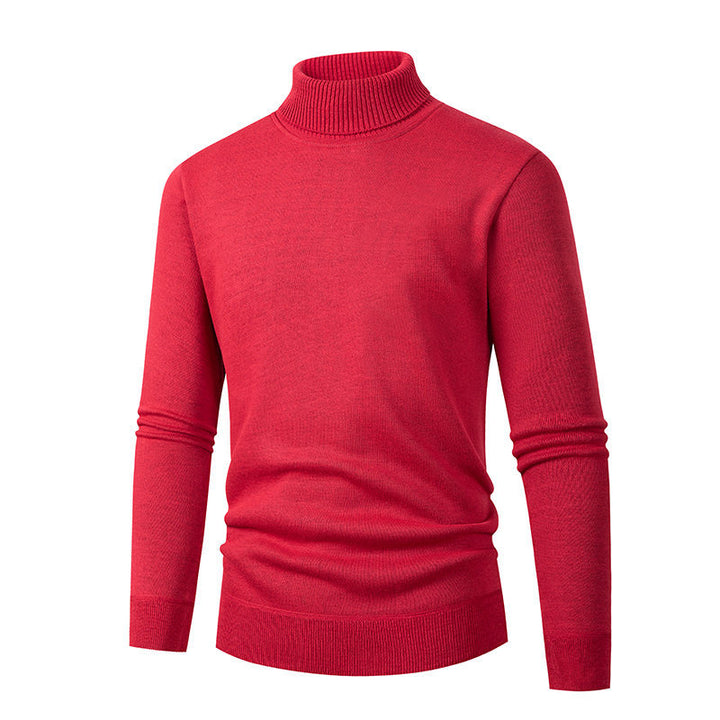 Herren elegant rullkragepullover av högkvalitativt material Mirla-Eva Jonsson