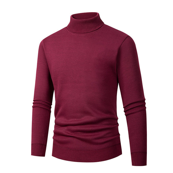 Herren elegant rullkragepullover av högkvalitativt material Mirla-Eva Jonsson