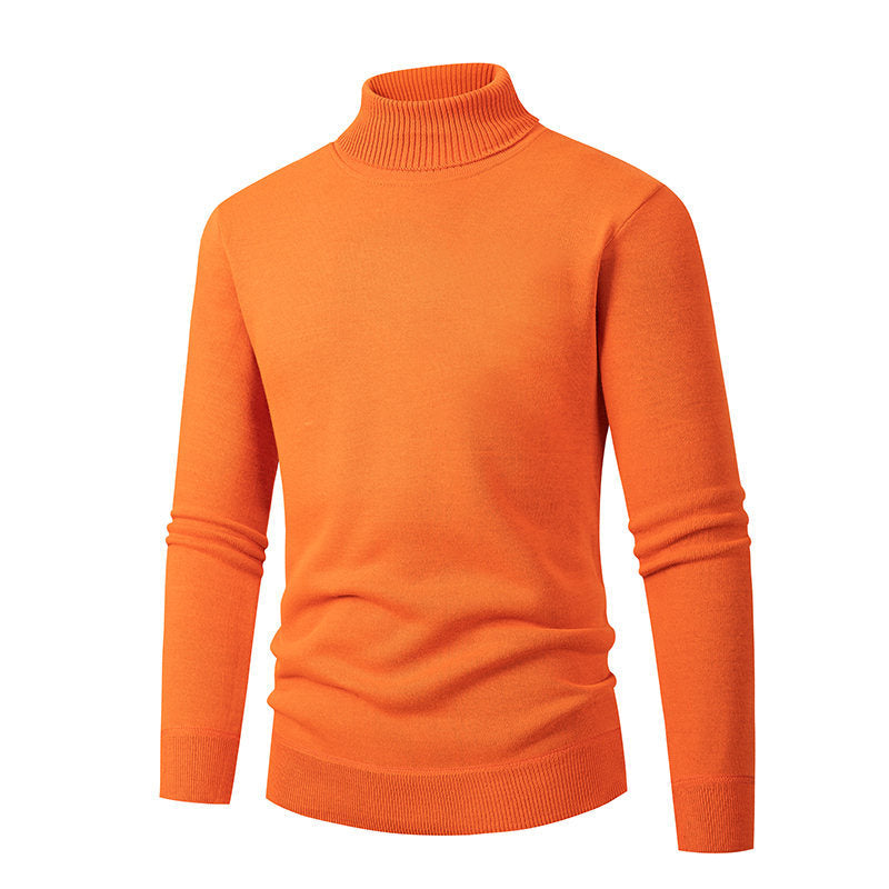 Herren elegant rullkragepullover av högkvalitativt material Mirla-Eva Jonsson