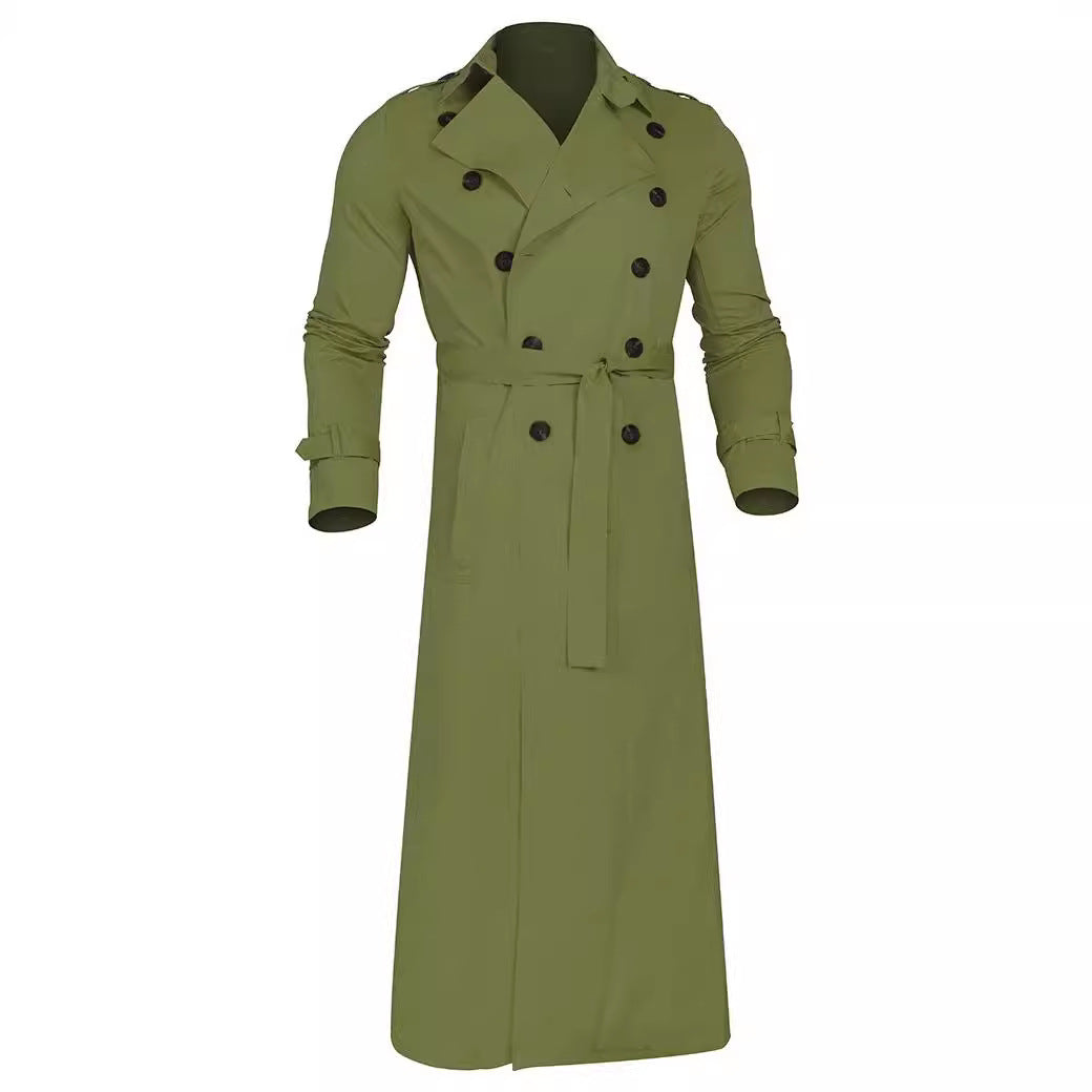 Herren elegant trenchcoat med modern klipp Mirla-Eva Jonsson