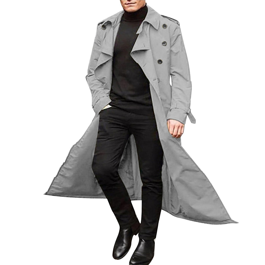 Herren elegant trenchcoat med modern klipp Mirla-Eva Jonsson