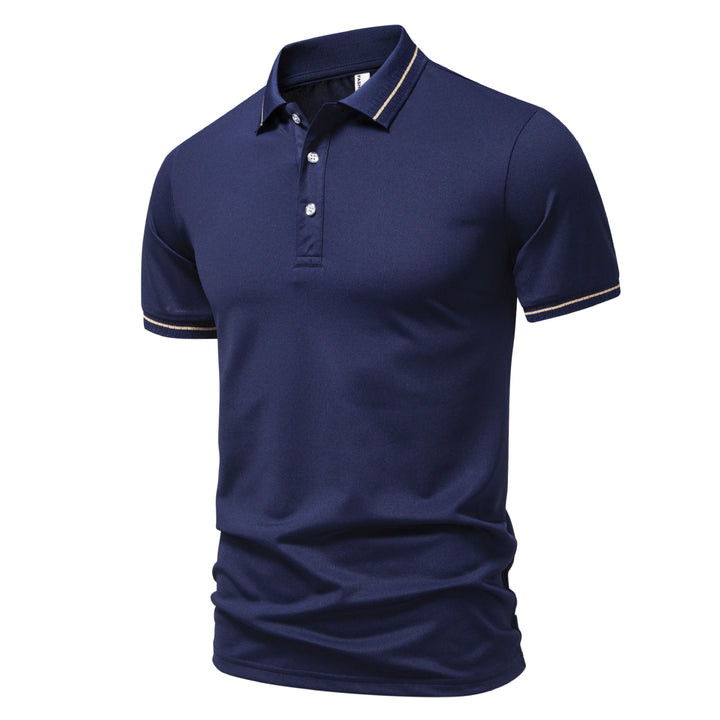 Herren eleganta Poloshirt med Andningsbara och fuktreglerande egenskaper Mirla-Eva Jonsson