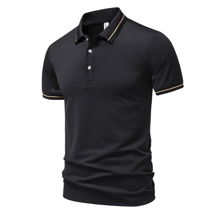 Herren eleganta Poloshirt med Andningsbara och fuktreglerande egenskaper Mirla-Eva Jonsson