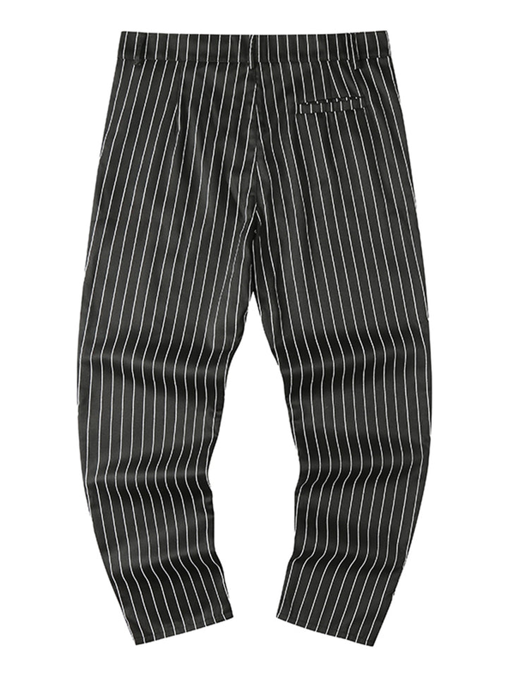 Herren eleganta Slim-Fit Jeans i modernt randmönster Mirla-Eva Jonsson