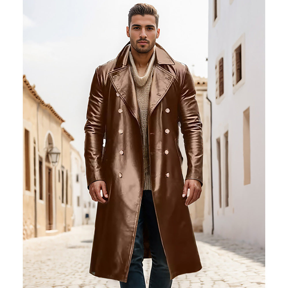 Herren eleganta oversized trenchcoat i högkvalitativt material Mirla-Eva Jonsson