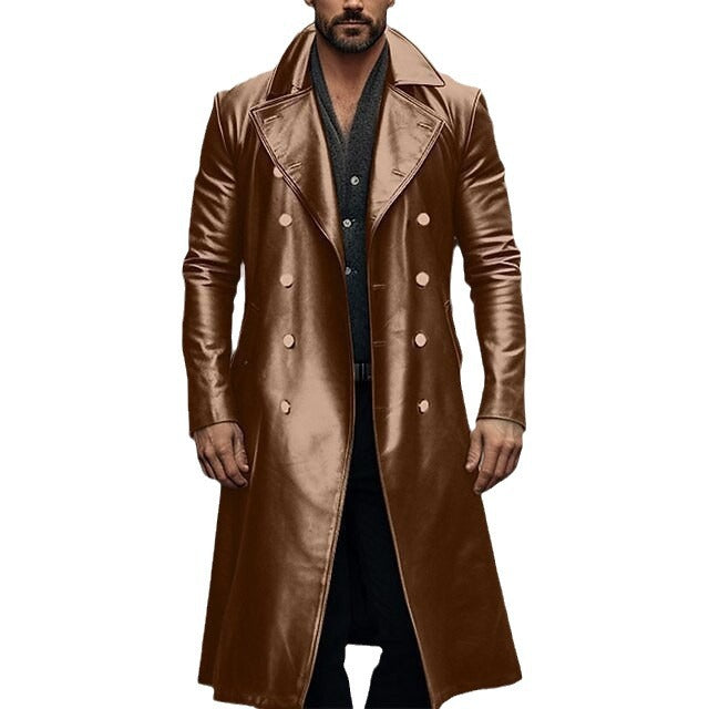 Herren eleganta oversized trenchcoat i högkvalitativt material Mirla-Eva Jonsson