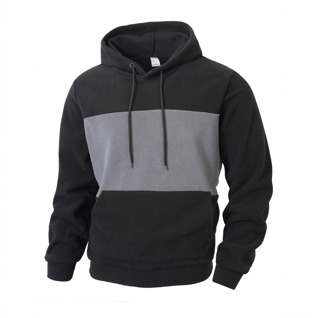 Herren fleece hoodie med innovativ design Mirla-Eva Jonsson