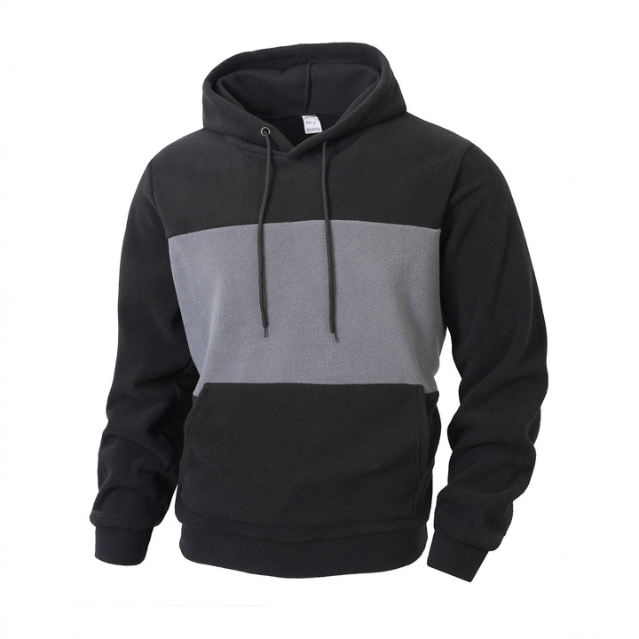 Herren fleece hoodie med innovativ design Mirla-Eva Jonsson