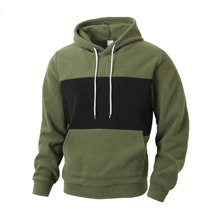 Herren fleece hoodie med innovativ design Mirla-Eva Jonsson