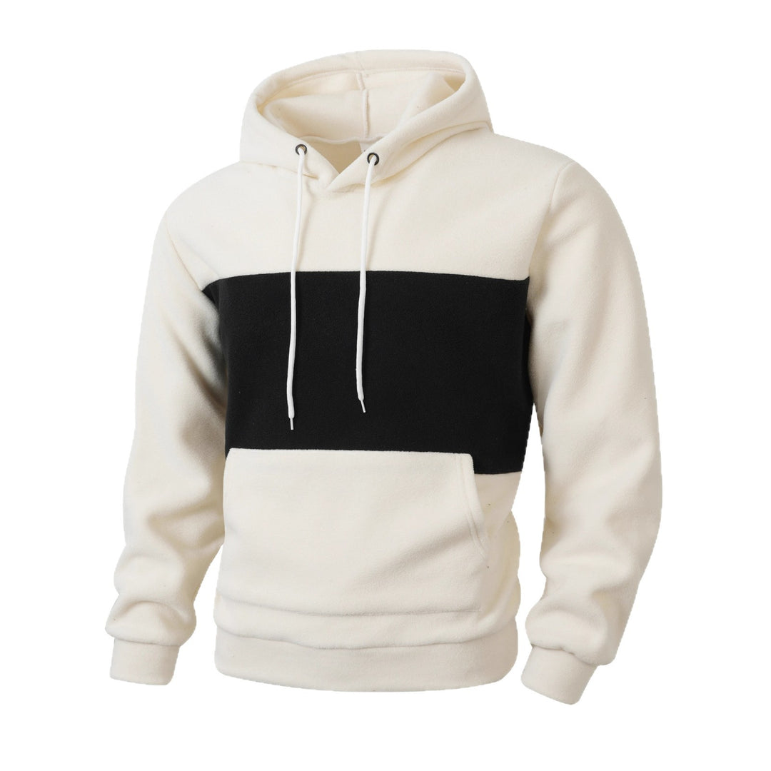 Herren fleece hoodie med innovativ design Mirla-Eva Jonsson