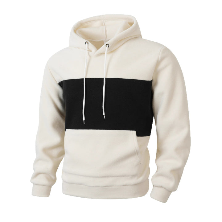 Herren fleece hoodie med innovativ design Mirla-Eva Jonsson