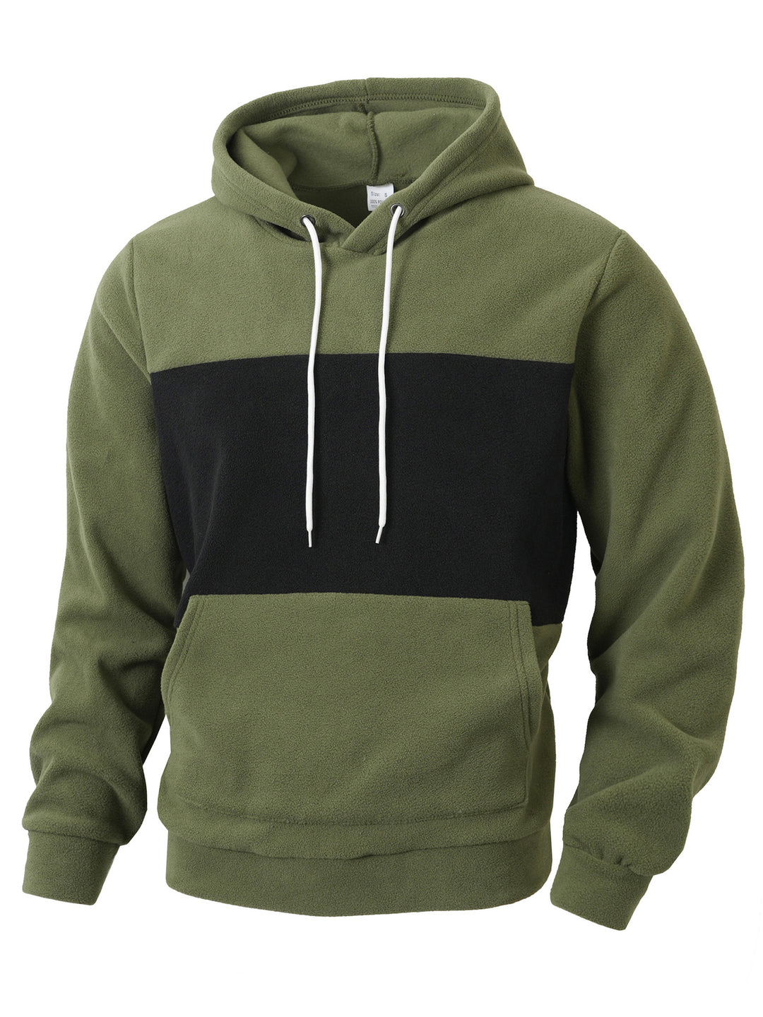 Herren fleece hoodie med innovativ design Mirla-Eva Jonsson