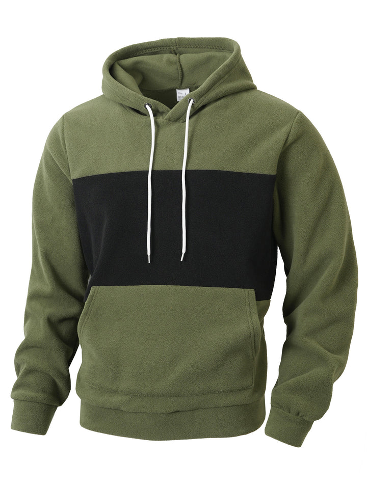 Herren fleece hoodie med innovativ design Mirla-Eva Jonsson