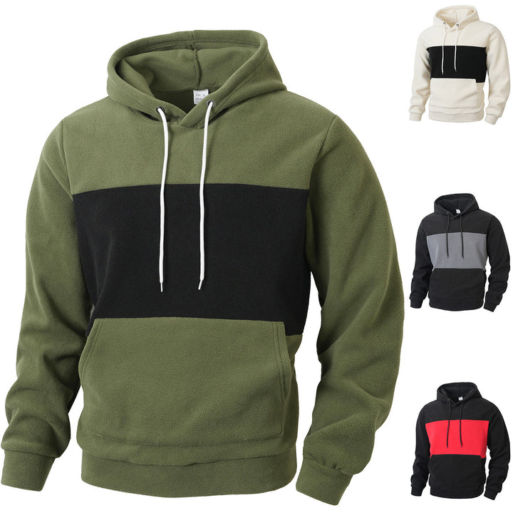 Herren fleece hoodie med innovativ design Mirla-Eva Jonsson