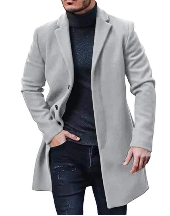 Herren fodrad elegant trenchcoat Eva Jonsson-Eva Jonsson