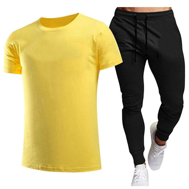 Herren fritids T-shirt och joggingbyxor set Mirla-Eva Jonsson