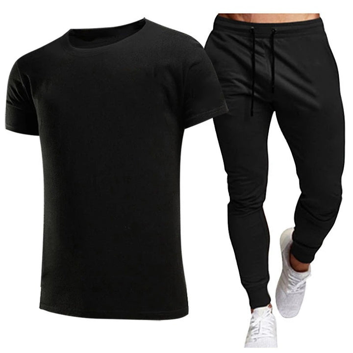 Herren fritids T-shirt och joggingbyxor set Mirla-Eva Jonsson