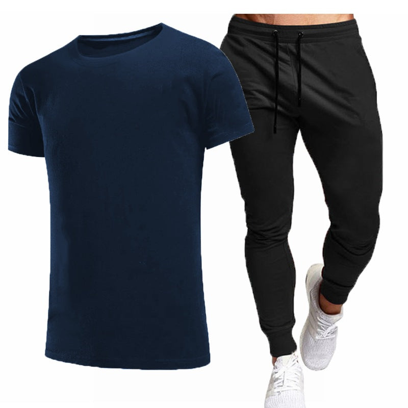 Herren fritids T-shirt och joggingbyxor set Mirla-Eva Jonsson
