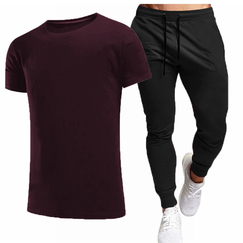 Herren fritids T-shirt och joggingbyxor set Mirla-Eva Jonsson