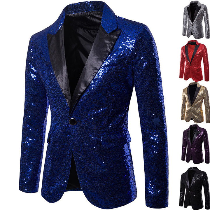 Herren glamorös paljetter blazer Eva Jonsson-Eva Jonsson