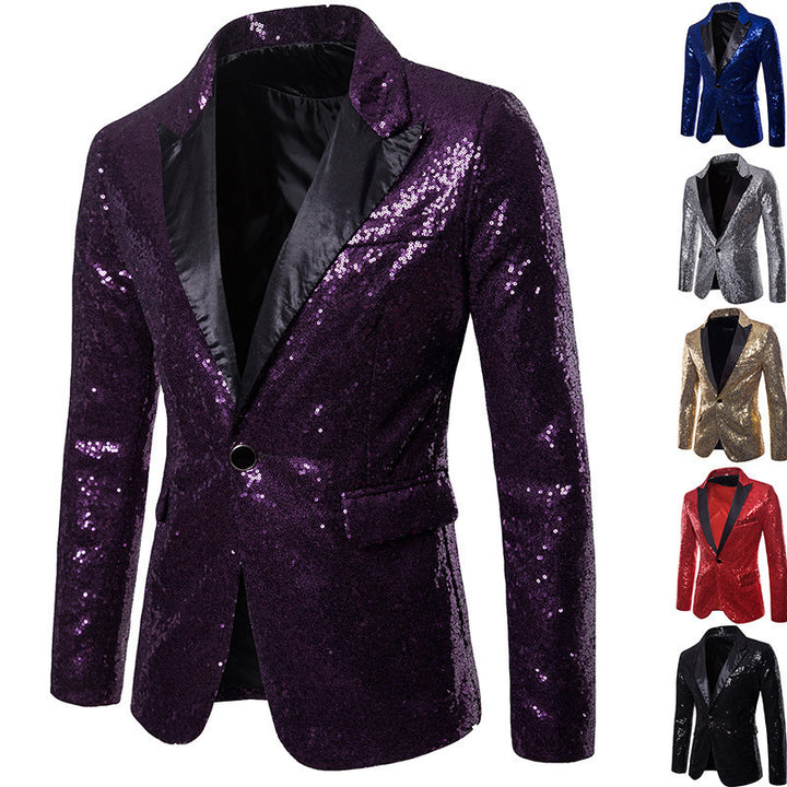 Herren glamorös paljetter blazer Eva Jonsson-Eva Jonsson