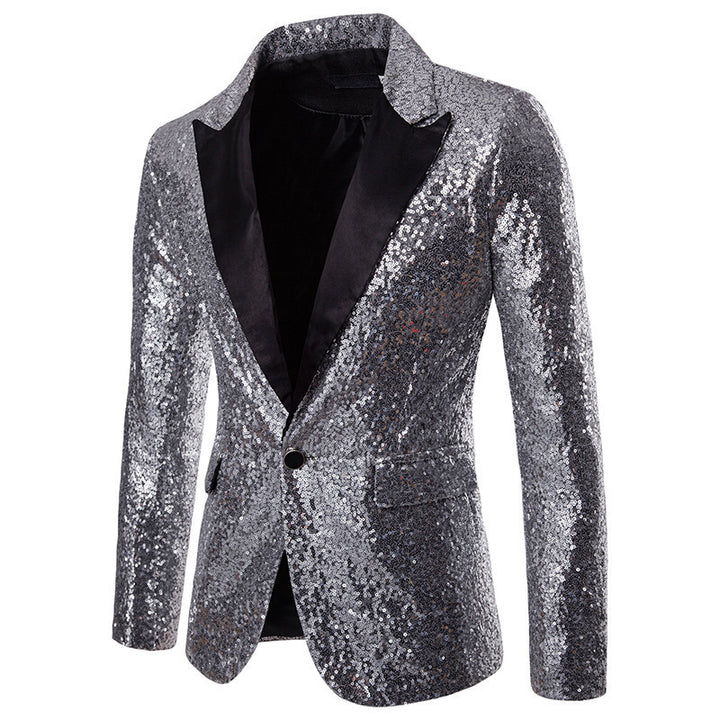 Herren glamorös paljetter blazer Mirla-Eva Jonsson