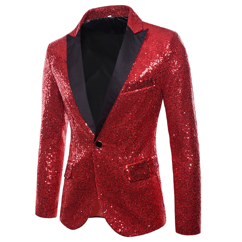 Herren glamorös paljetter blazer Mirla-Eva Jonsson