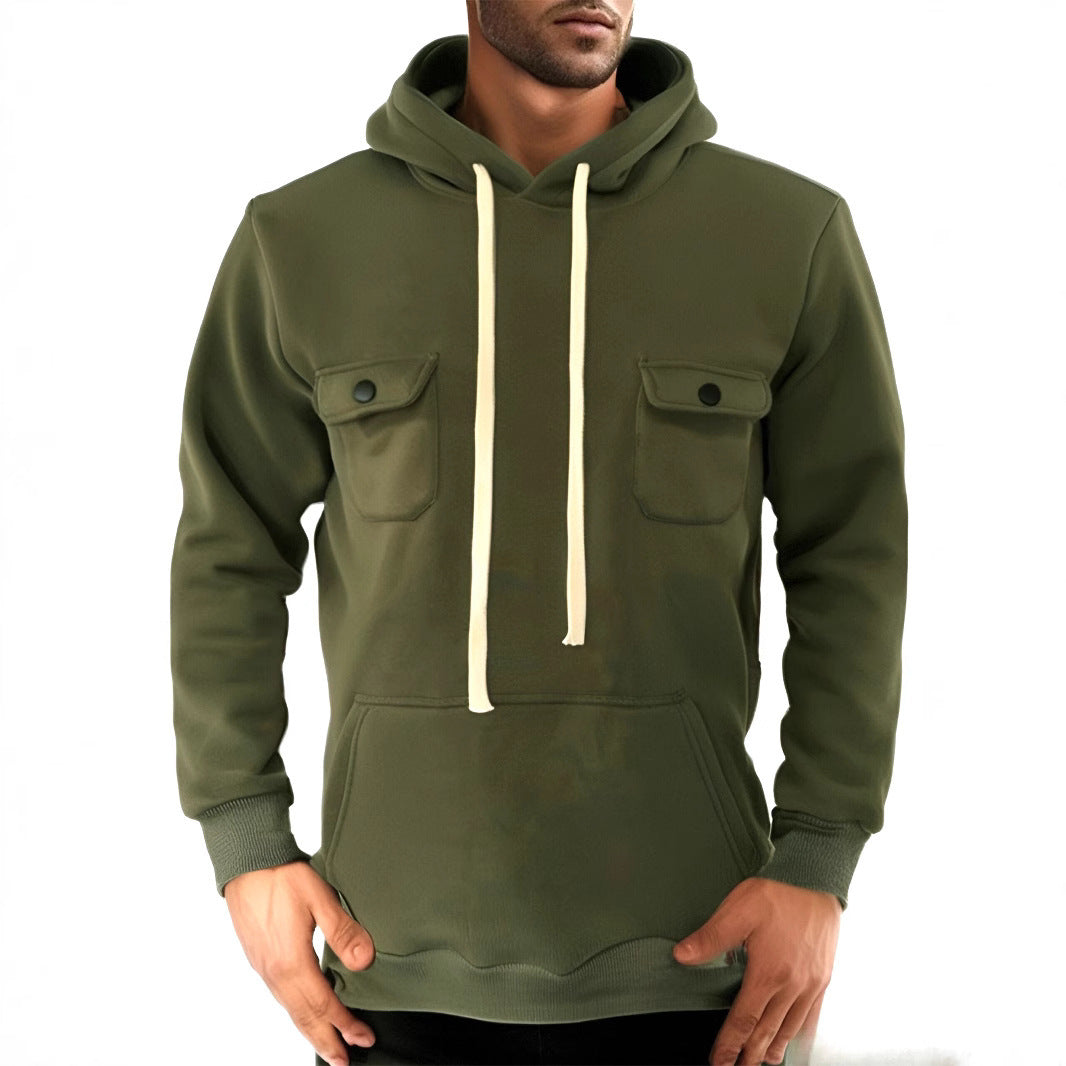 Herren hooded sweater with practical pockets and modern design Mirla-Eva Jonsson