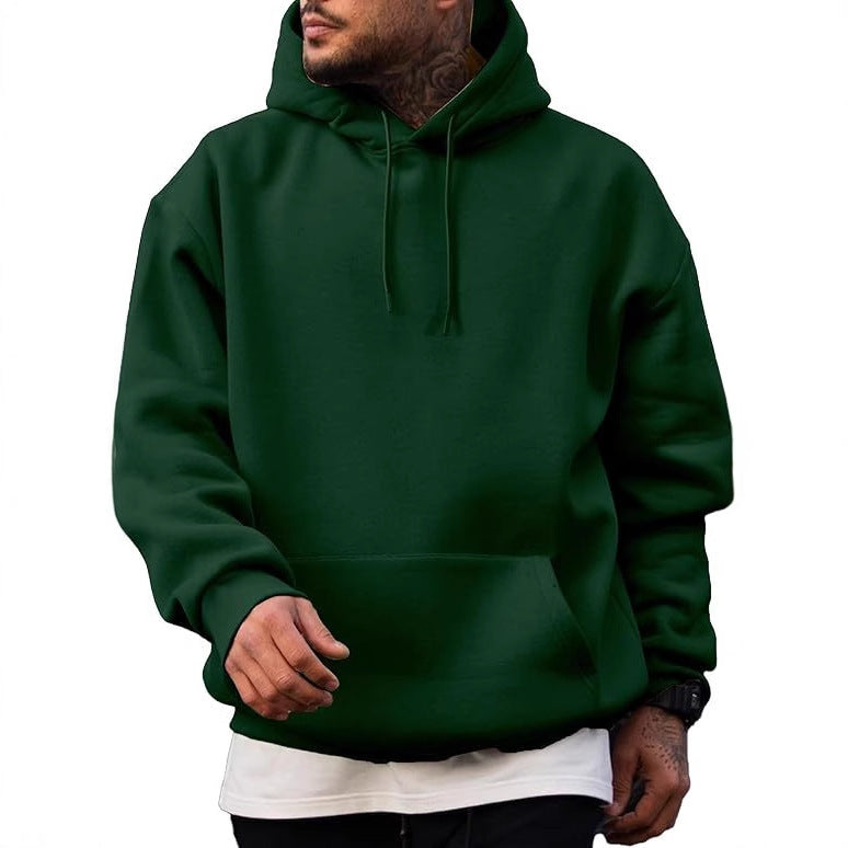 Herren hoodie med rymlig huva och känguroväska Mirla-Eva Jonsson