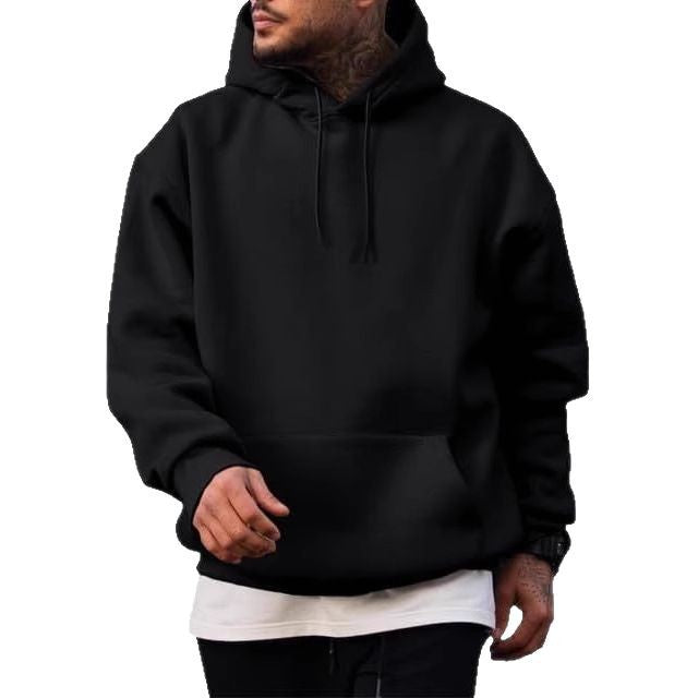 Herren hoodie med rymlig huva och känguroväska Mirla-Eva Jonsson