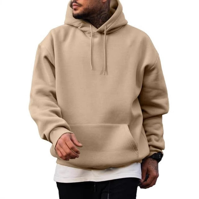 Herren hoodie med rymlig huva och känguroväska Mirla-Eva Jonsson
