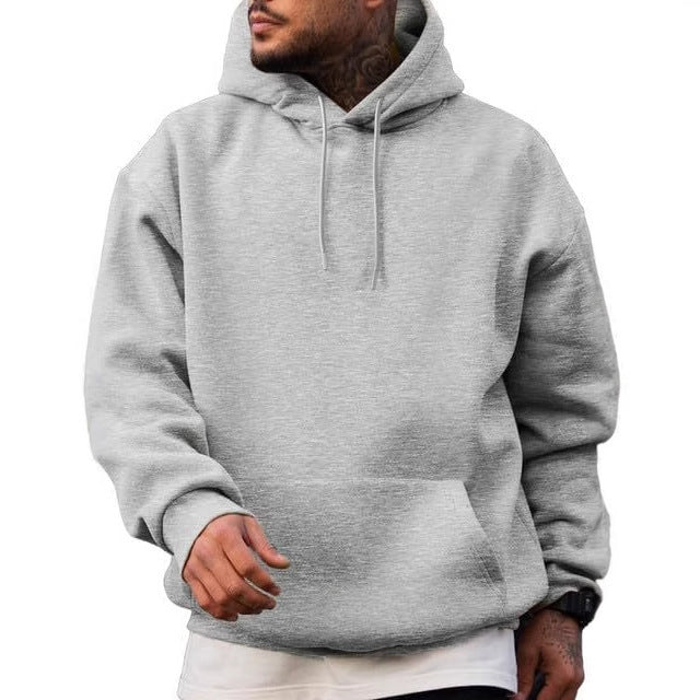 Herren hoodie med rymlig huva och känguroväska Mirla-Eva Jonsson