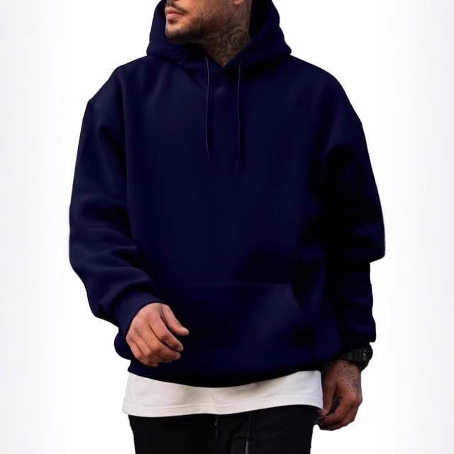 Herren hoodie med rymlig huva och känguroväska Mirla-Eva Jonsson