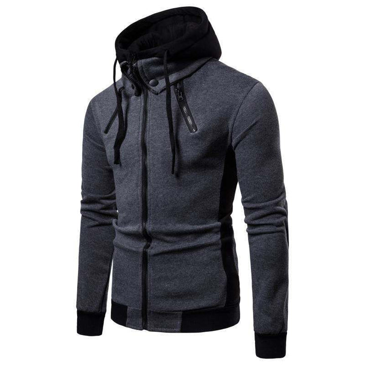 Herren hoodiejacka med innovativ design och praktisk dragkedja Mirla-Eva Jonsson