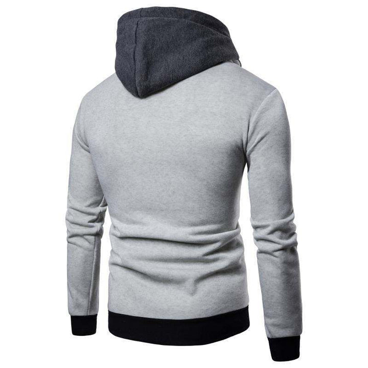Herren hoodiejacka med innovativ design och praktisk dragkedja Mirla-Eva Jonsson