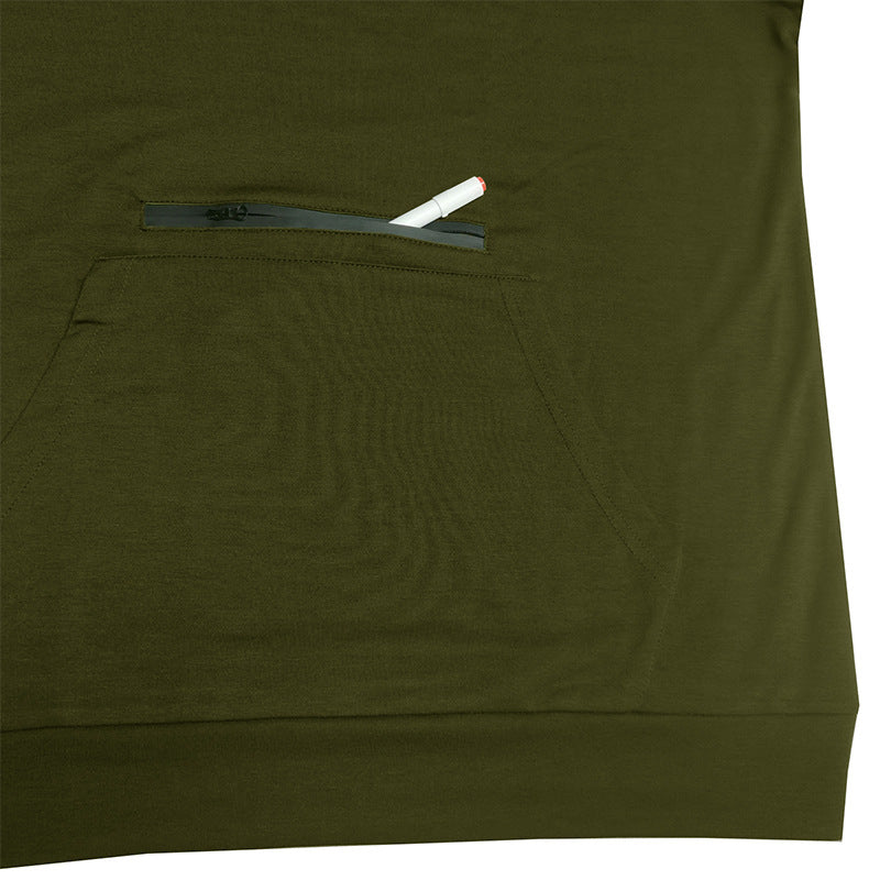 Herren hoodieshirt med oversized passform och praktisk känguruficka Mirla-Eva Jonsson