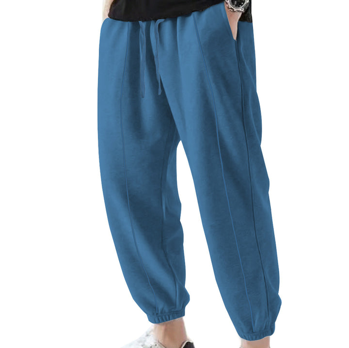 Herren joggingsbyxor i andningsbart material med justerbar midja Mirla-Eva Jonsson