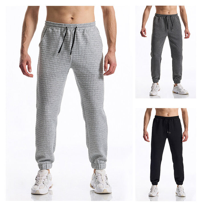 Herren joggingsbyxor med strukturerad yta Mirla-Eva Jonsson