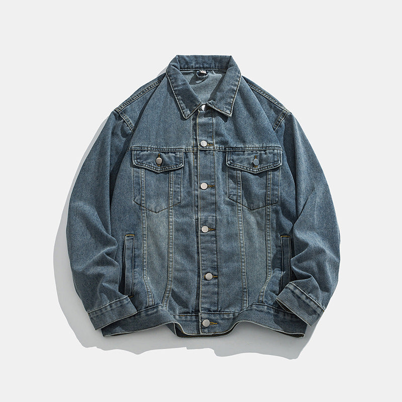Herren klassisk Denim Jacka med smal passform Eva Jonsson-Eva Jonsson