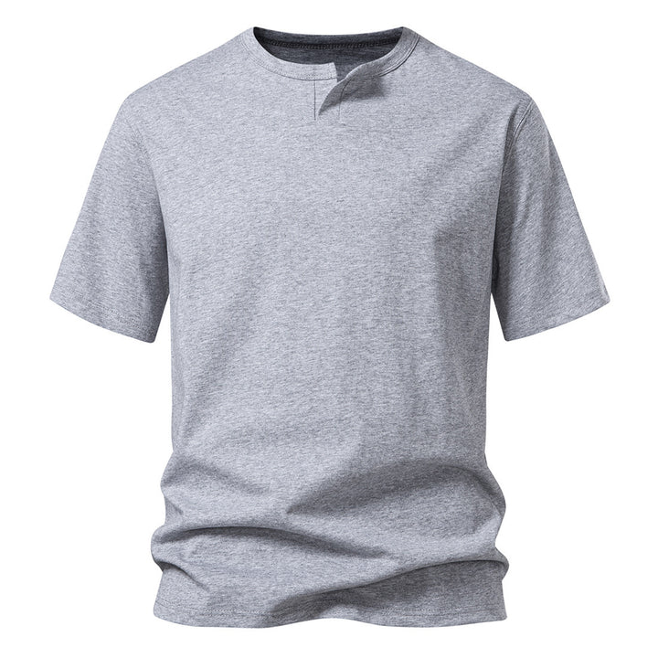 Herren kortärmad T-shirt med kreativ krage Eva Jonsson-Eva Jonsson