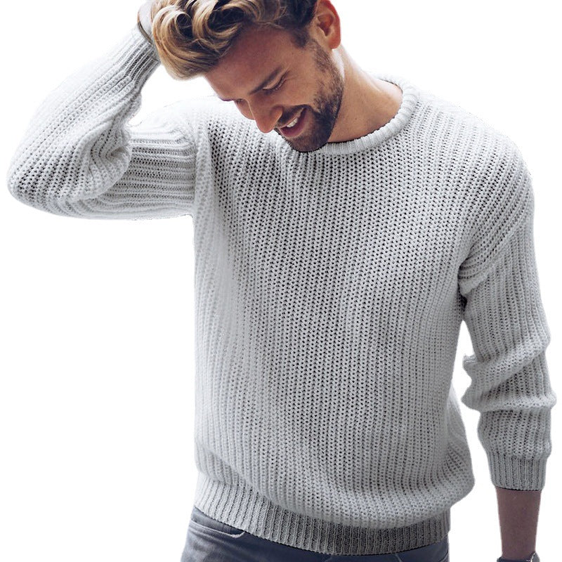 Herren lässiger Pullover mit luftiger Struktur Mirla-Eva Jonsson