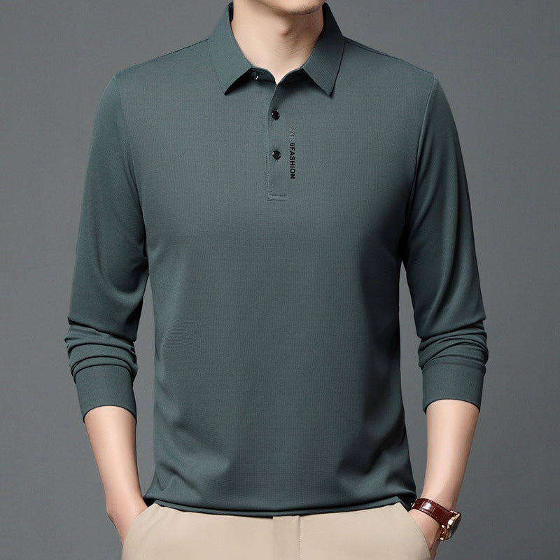 Herren moda långärmad polotröja med andningsfunktioner Eva Jonsson-Eva Jonsson