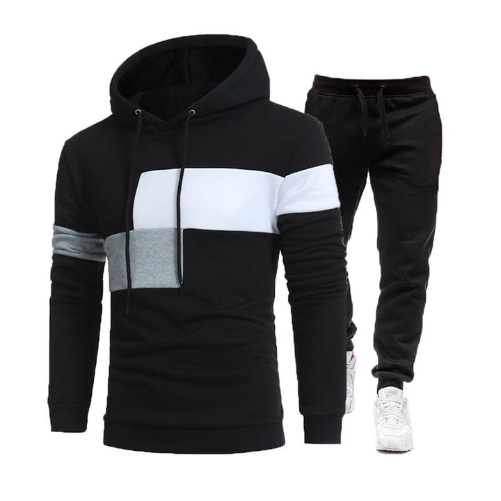 Herren modernt sweatshirt- och joggingbyx-set Mirla-Eva Jonsson