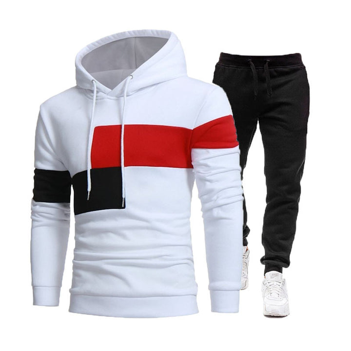 Herren modernt sweatshirt- och joggingbyx-set Mirla-Eva Jonsson