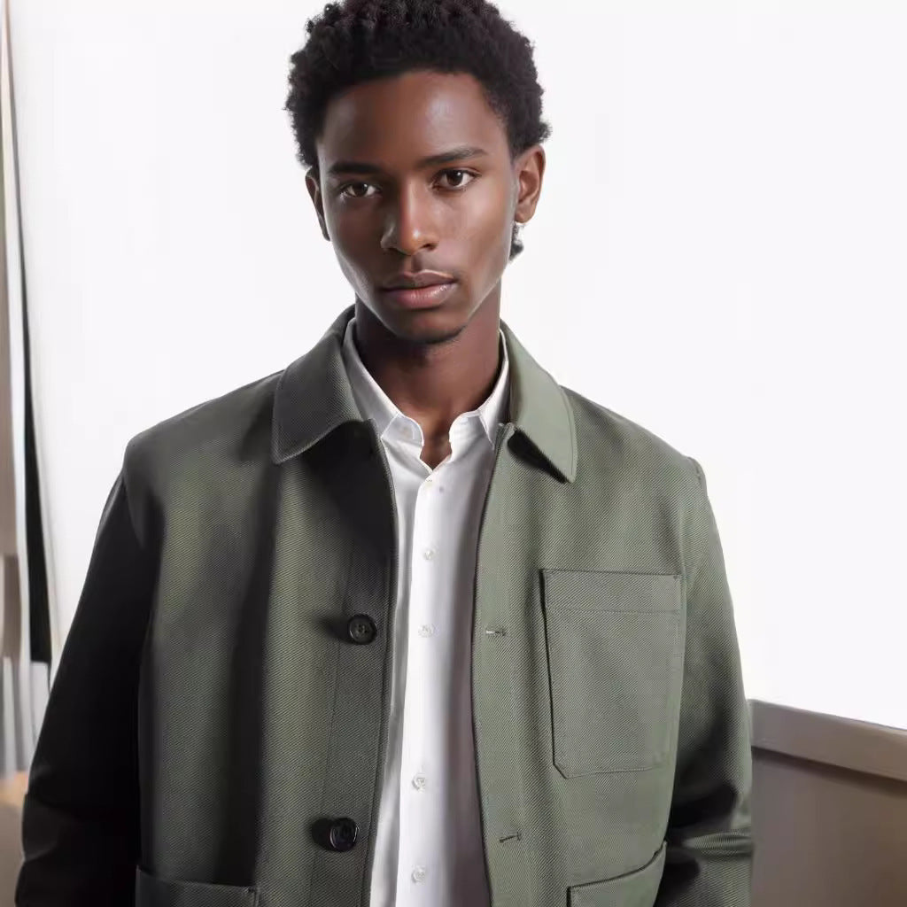 Herren modetrend Utility-jacka med praktiska fickor Eva Jonsson-Eva Jonsson