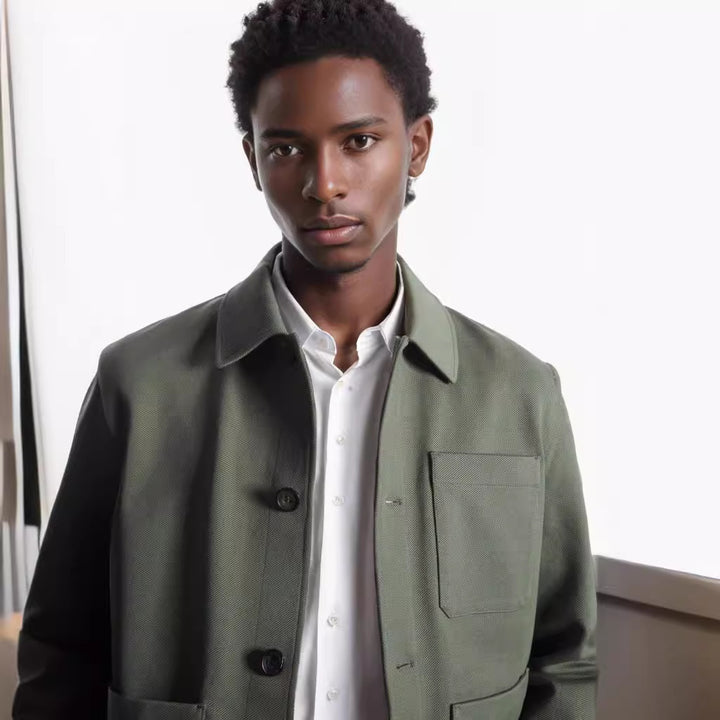 Herren modetrend Utility-jacka med praktiska fickor Eva Jonsson-Eva Jonsson