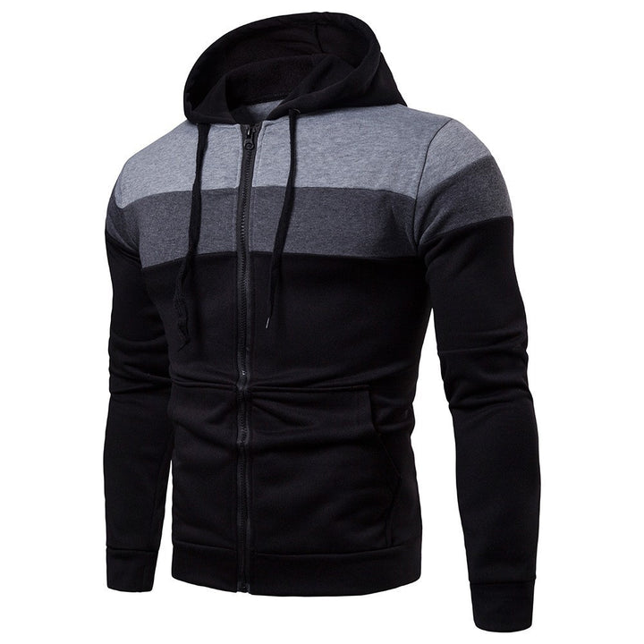 Herren modisch hoodie med färgblockdesign Mirla-Eva Jonsson