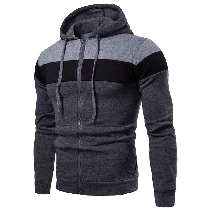Herren modisch hoodie med färgblockdesign Mirla-Eva Jonsson